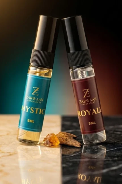 Zarwaan Fragrances Royale & Mystic Tester Bundle 5ml Perfume Set