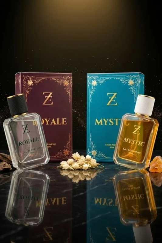 Zarwaan Fragrances Royale and Mystic Perfume Bundle 50ml Luxury Eau De Parfum